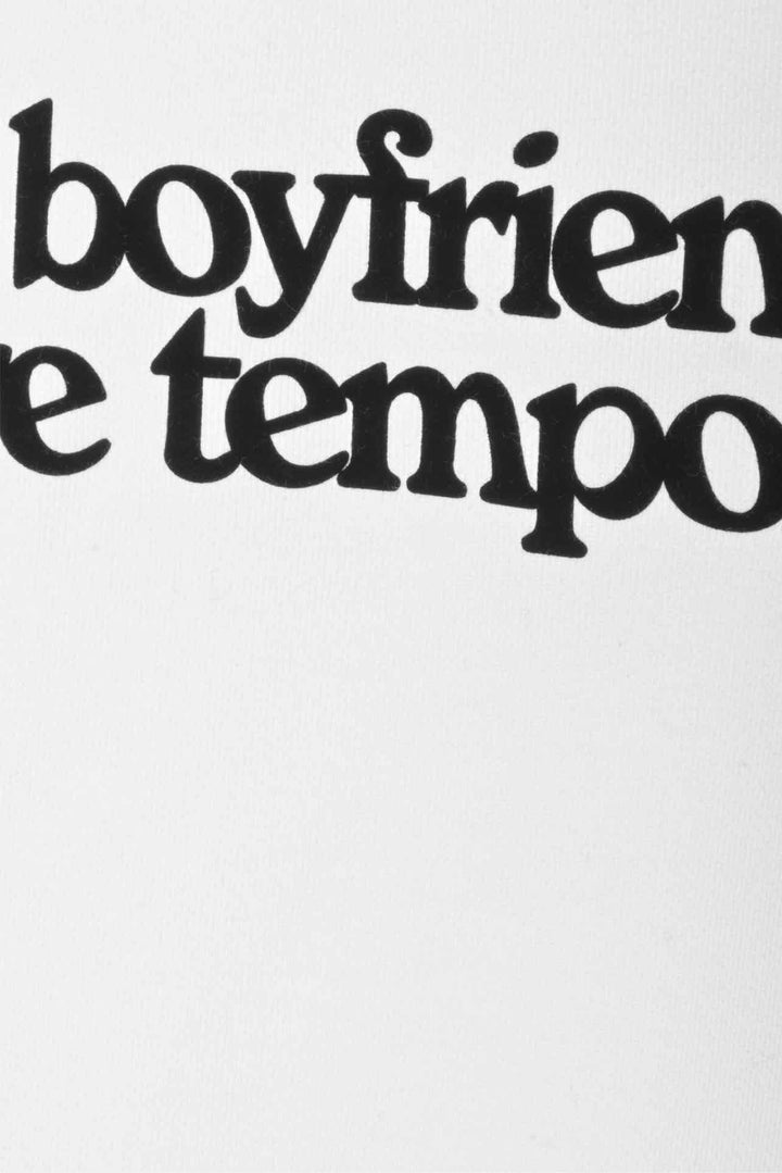 Off White Size S Boyfriends Cropped Sweatshirt