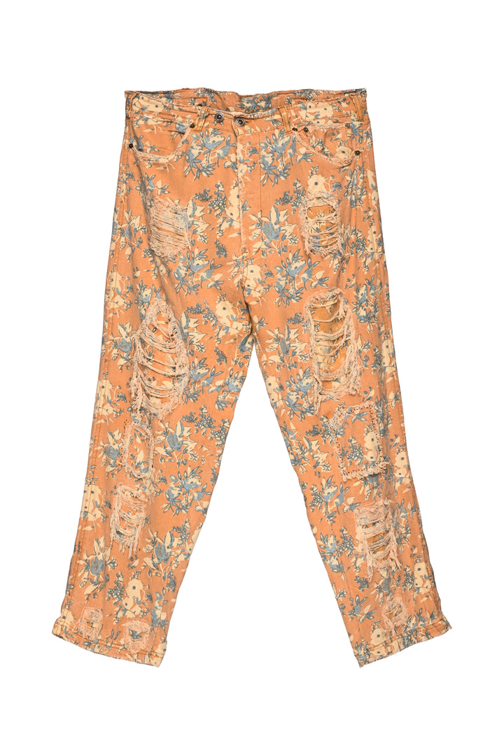 Magnolia Pearl Size OS Blockprint Miner Pants