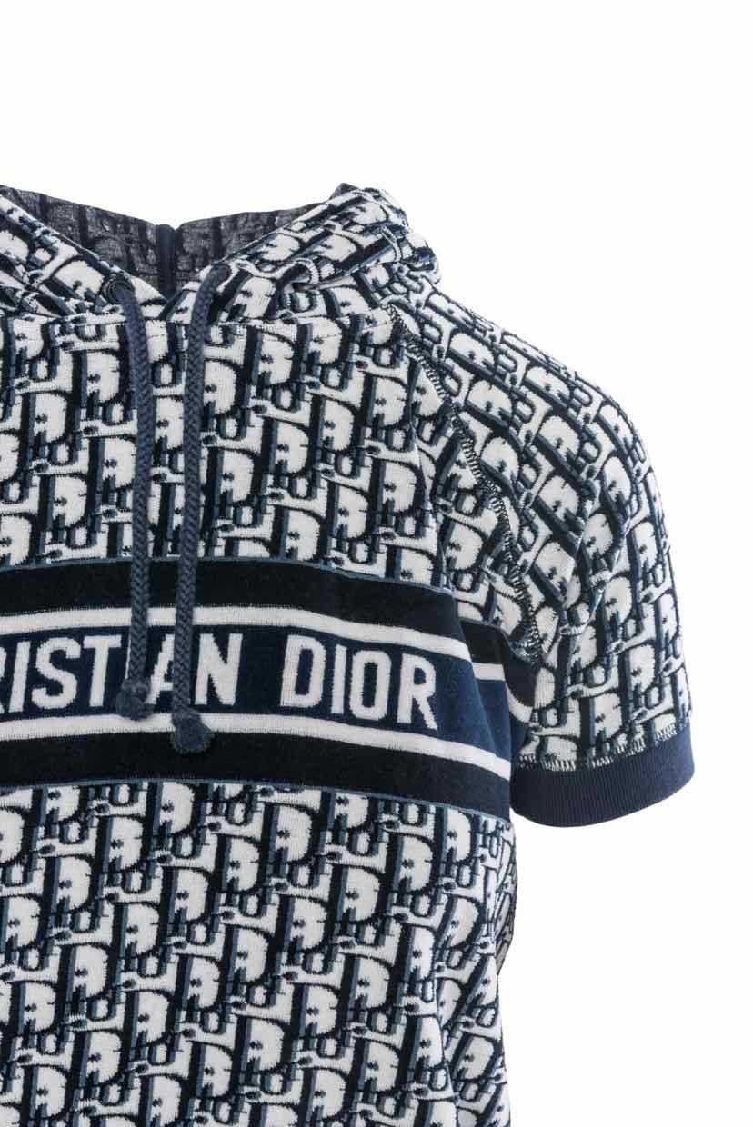 Christian Dior Size XS Logo Printed Hoodie T-shirt