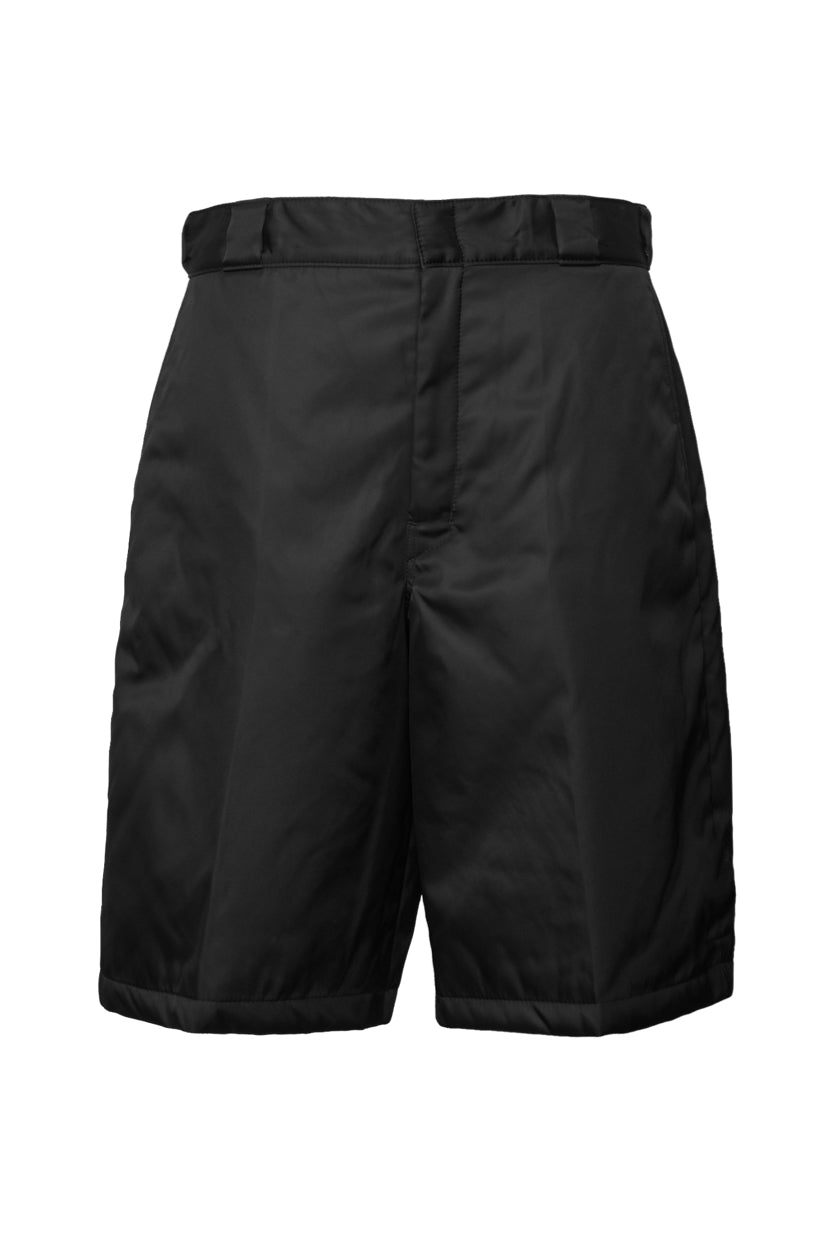 Prada Size 30 Men's 2018 Nylon Triangle Logo Insulated Shorts