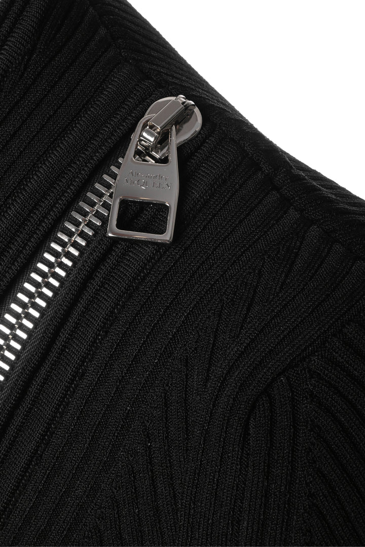 Alexander Mcqueen Size M Slashed Knit Long Sleeve Sweater