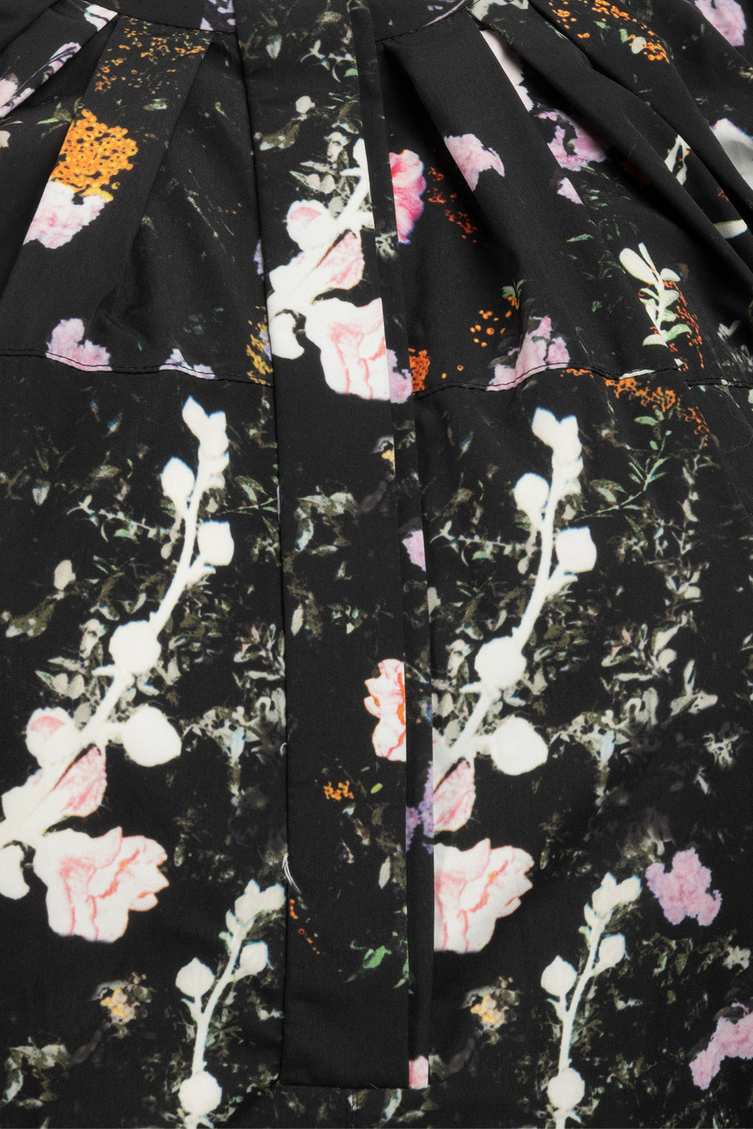 3.1 Phillip Lim Size 8 Puff Sleeve Shirred Midi Floral Print Dress