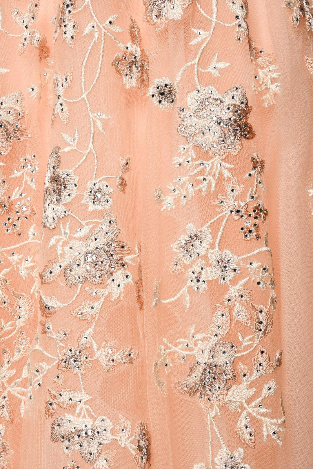 Vimo Wedding Vancouver Size 4 Floral Embroidered & Jeweled Embellished Gown