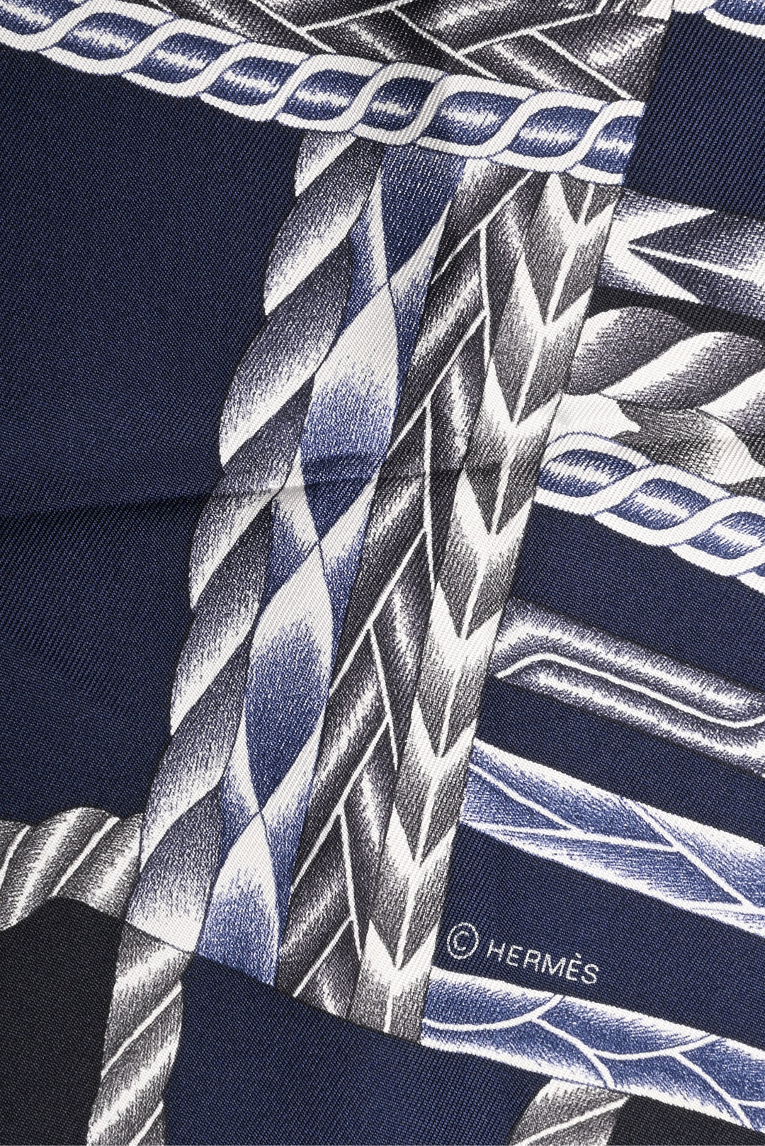 Hermes Robe Du Soir Twill Silk Scarf