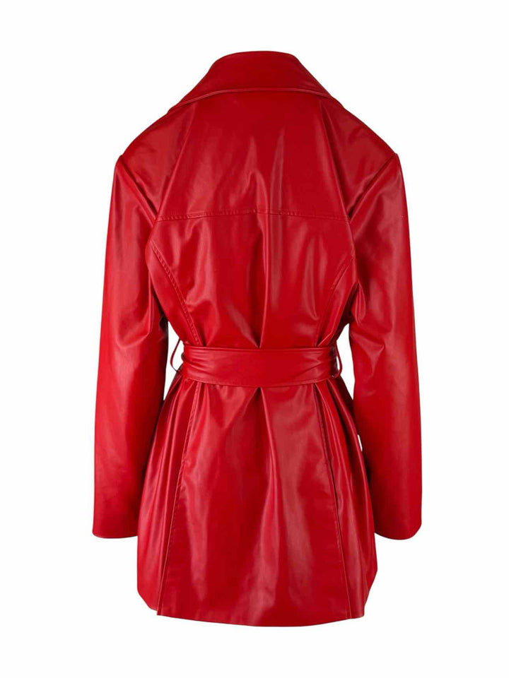 For Love & Lemons Size M Faux Leather Coat