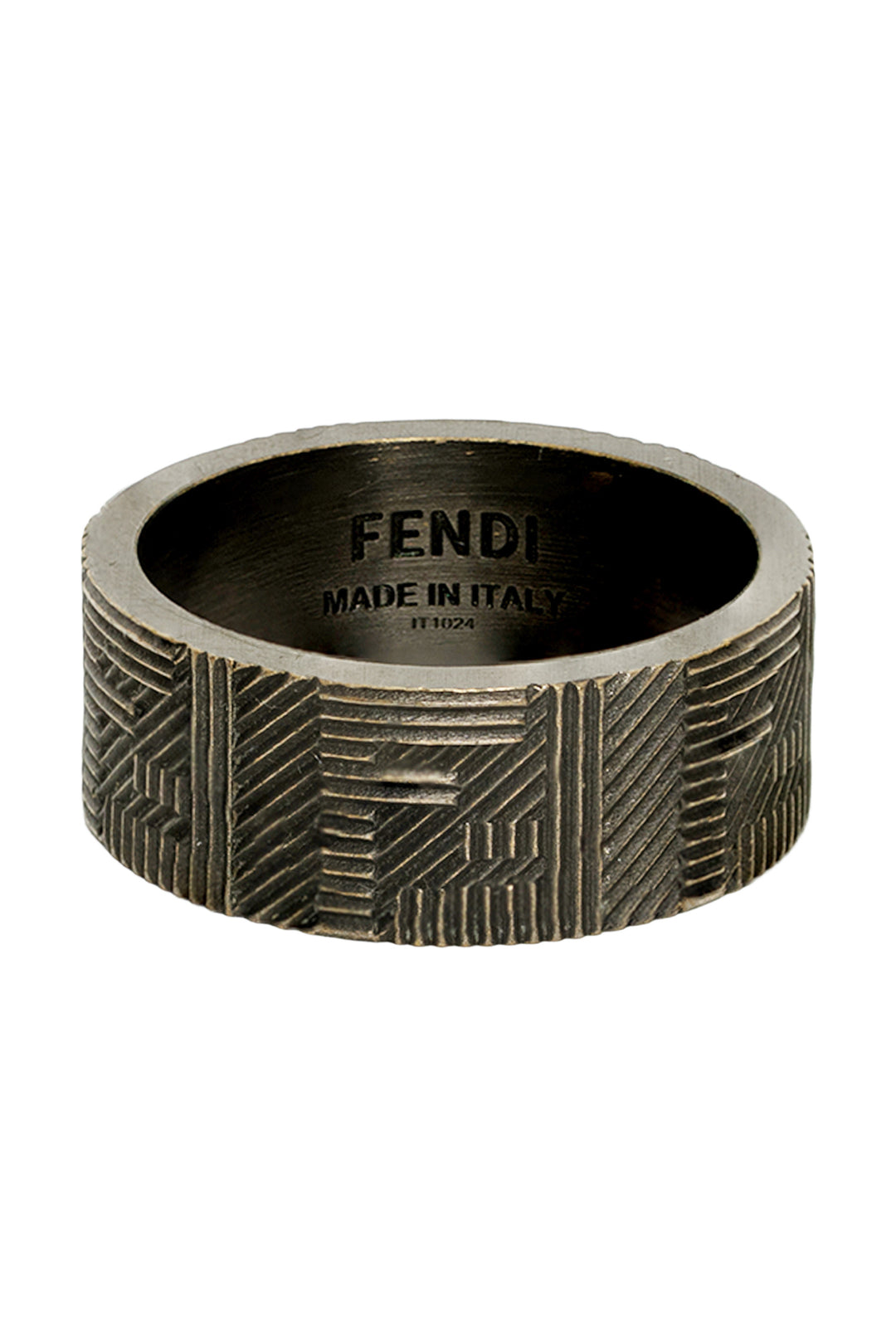 Fendi Size M (9.5) Men's FF Ring