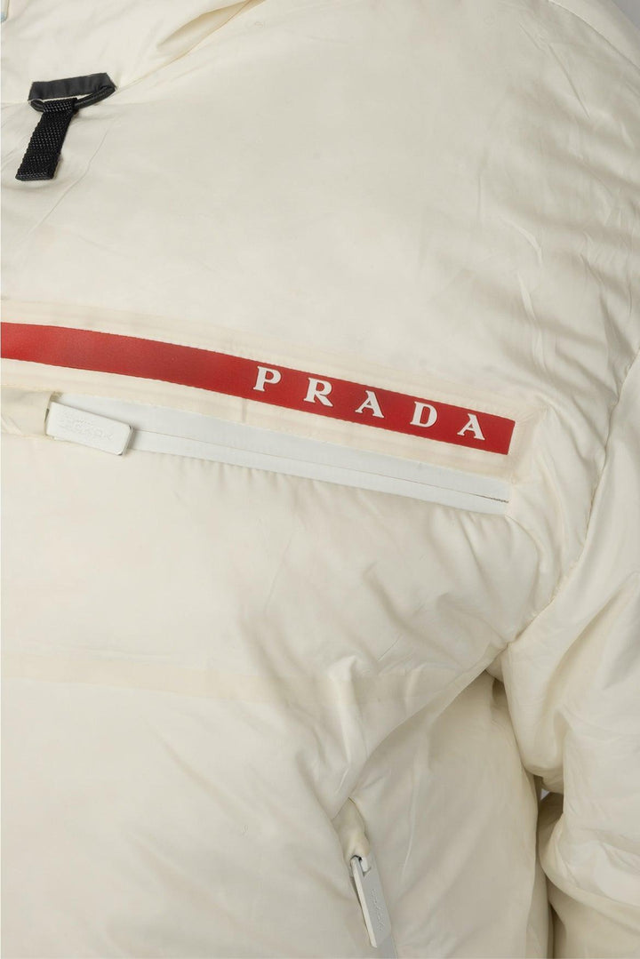 Prada Size XS Cropped Technical Down Jacket