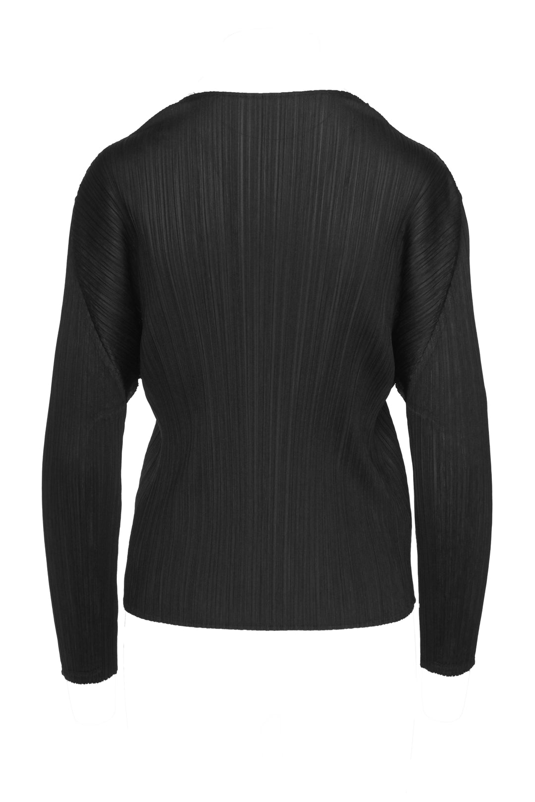 Pleats Please Size 3 Mock Neck Pleated Long Sleeve Tops