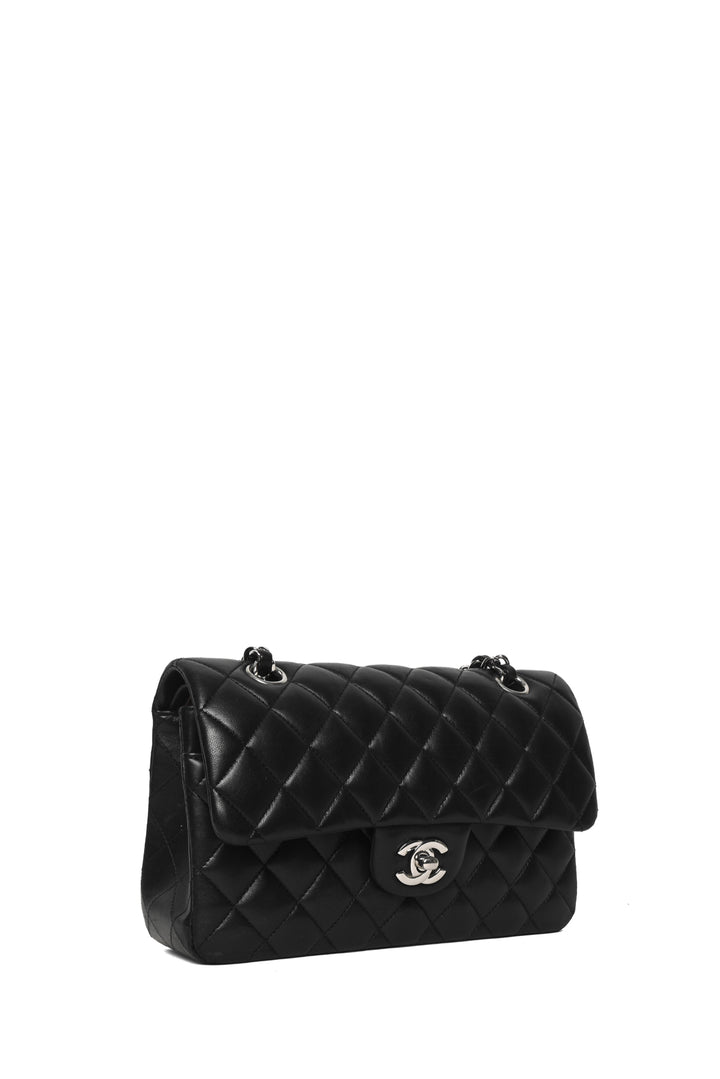 Chanel Lambskin Quilted Small Classic Double Flap Shoulder Bag