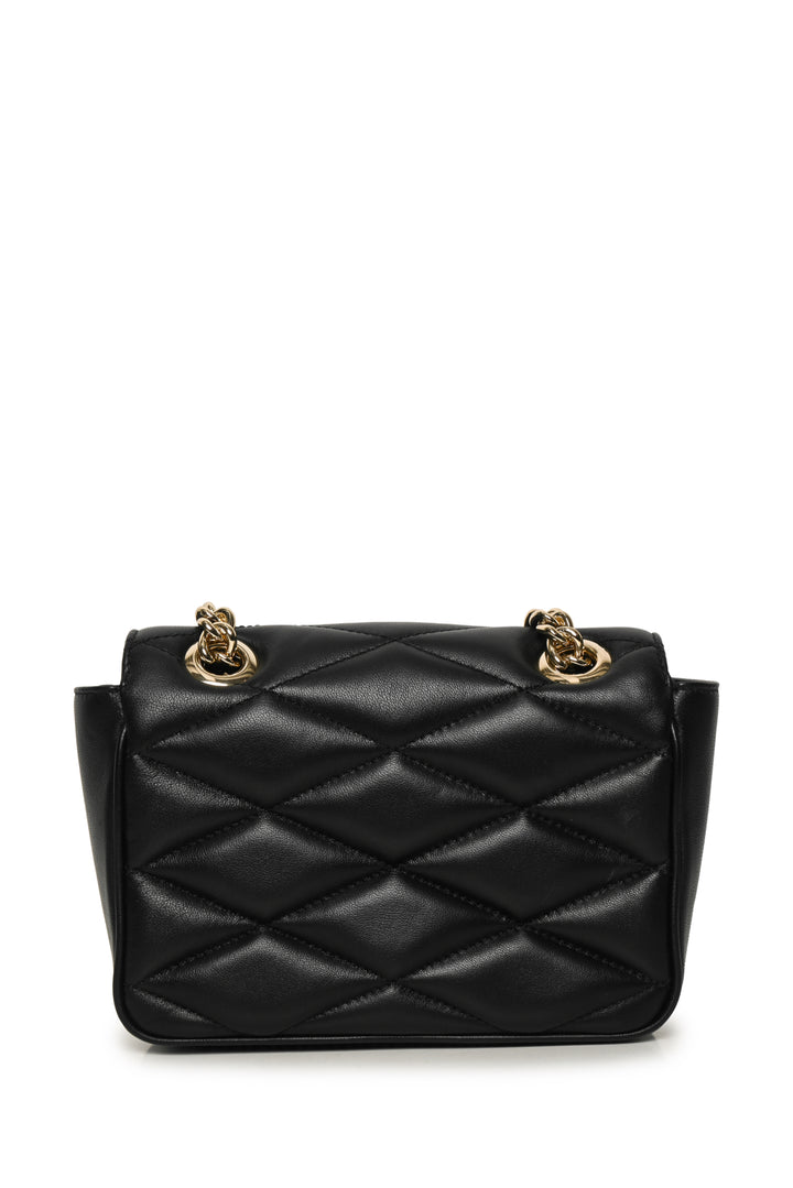 Jimmy Choo Farone Flap Quilted Shoulder Bag