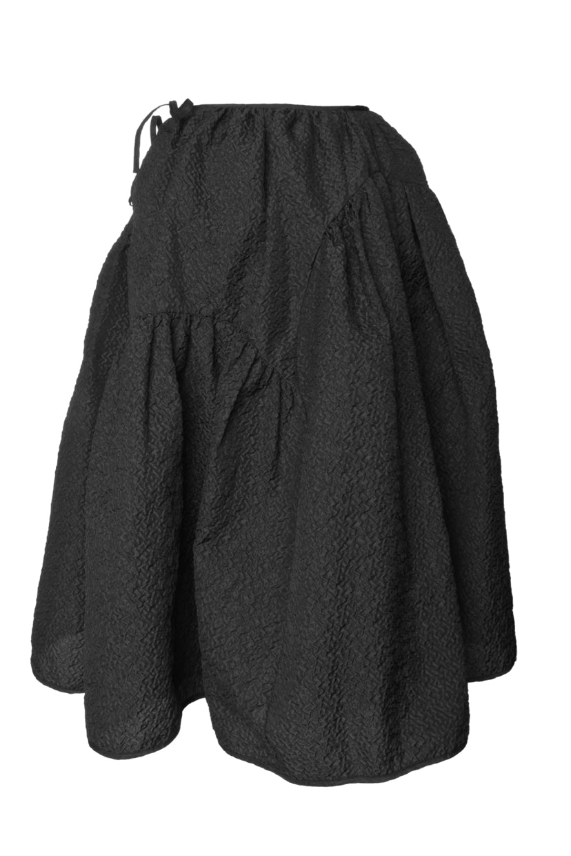 Cecilie Bahnsen Size 2 Asymmetrical Tie-Side Skirt