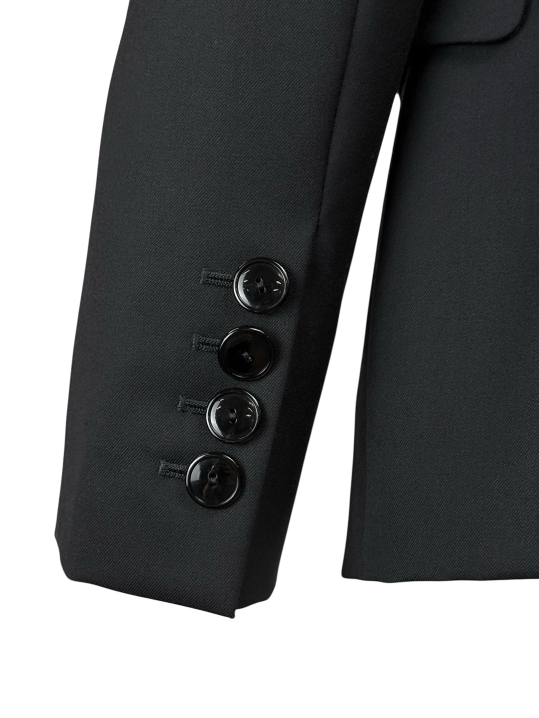 Stella Mccartney Size 42 Single Breasted Peaked Lapel Blazer