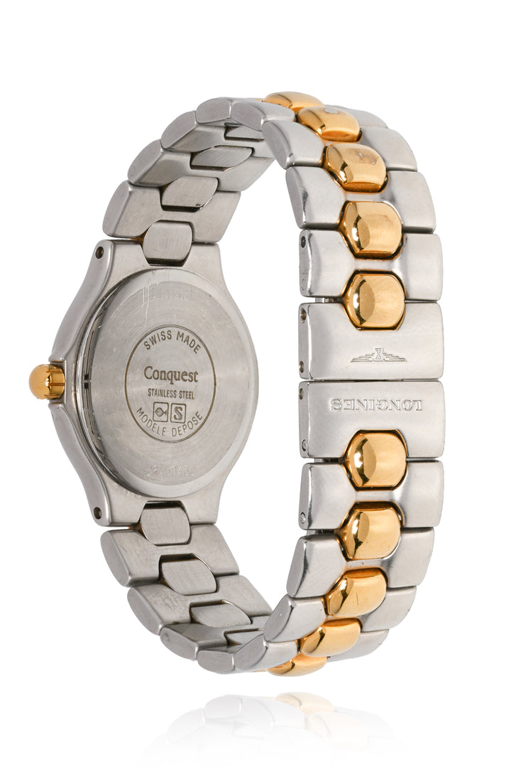 Longines Stainless Steel & Gold-Plated Conquest 25mm Quartz Watch