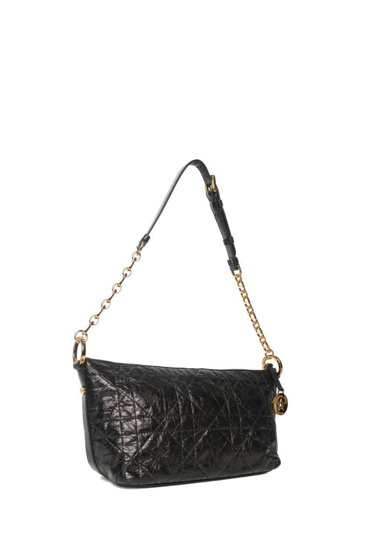 Dior 2024 Macrocannage Crinkled Calfskin Diorstar Hobo