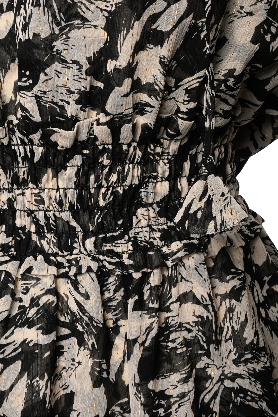 MISA Los Angeles Size M Metallic Pattern Mini Dress