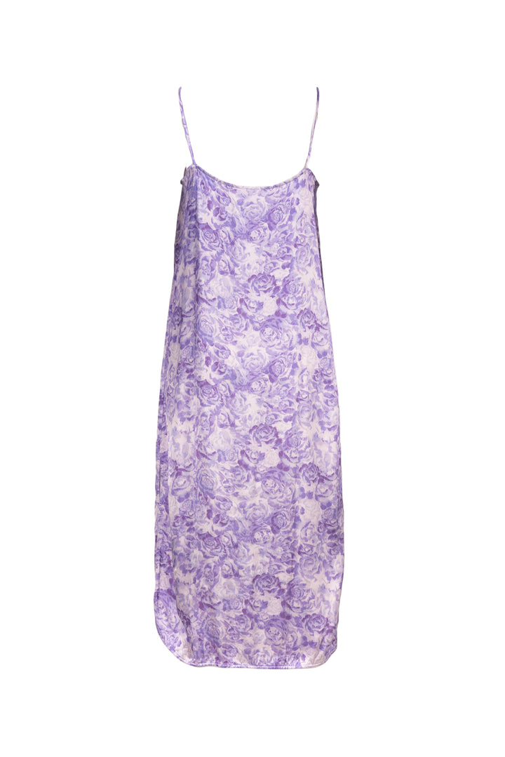 Ganni Size 40 Floral Print Midi Shift Dress