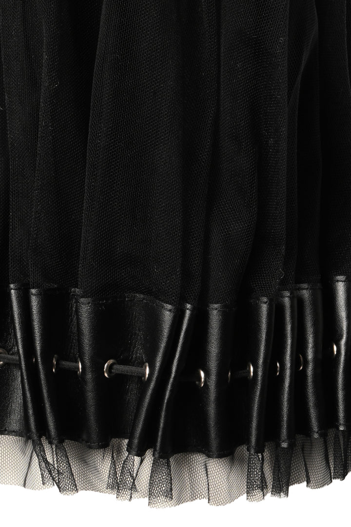 Comme Des Garcons Noir Kei Ninomiya Size L Tulle Overlay T-Shirt