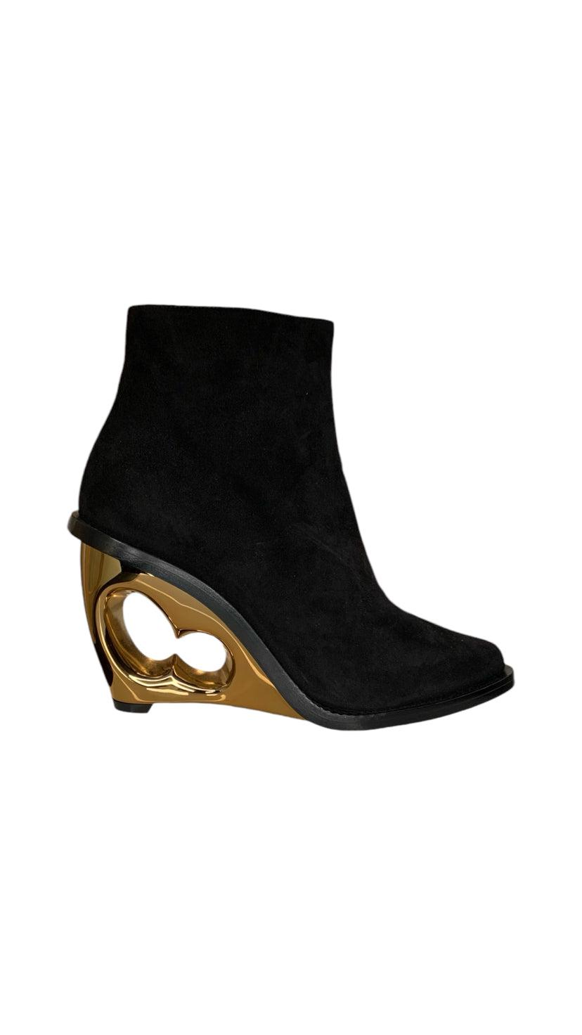 Alexander Mcqueen Size 37.5 Ankle Boots