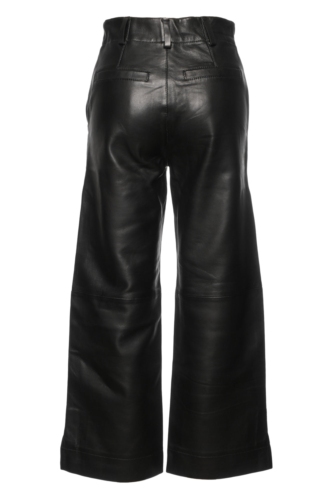 Olivia Sheed Size 4 Wide Leg Leather Pants