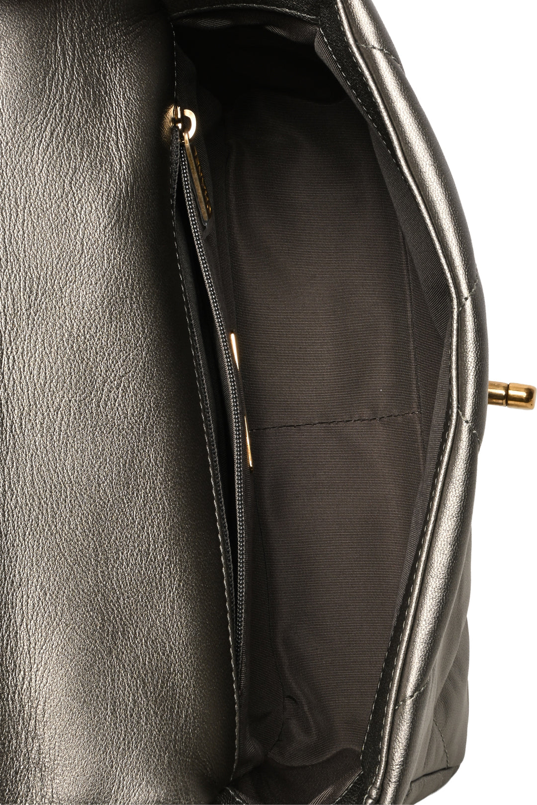 Chanel 2020 Small 2-Tone Quilted 'Chanel 19' Flap Bag
