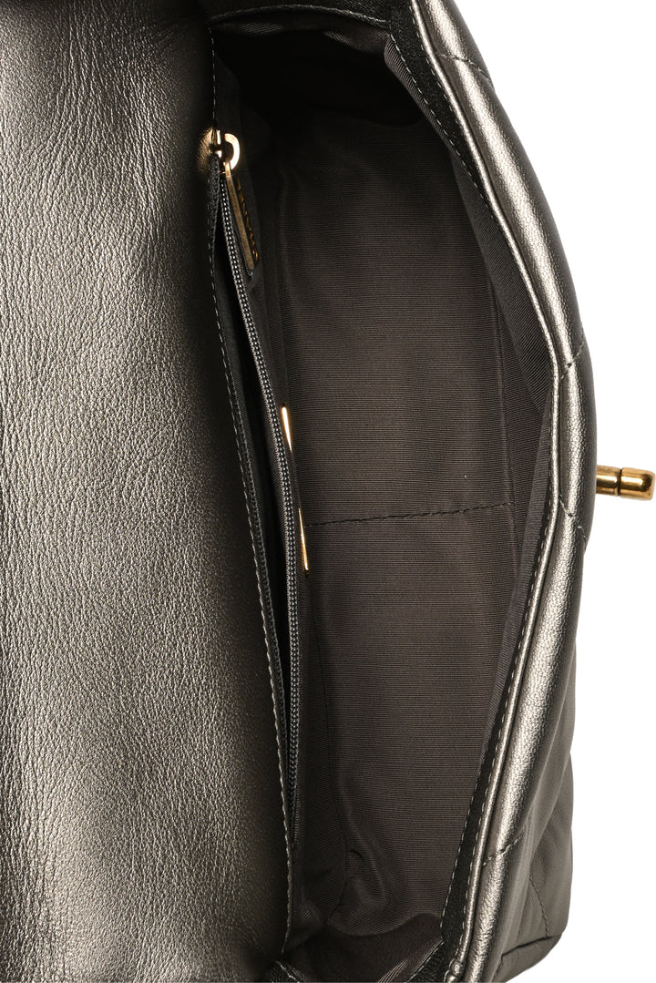 Chanel 2020 Small 2-Tone Quilted 'Chanel 19' Flap Bag