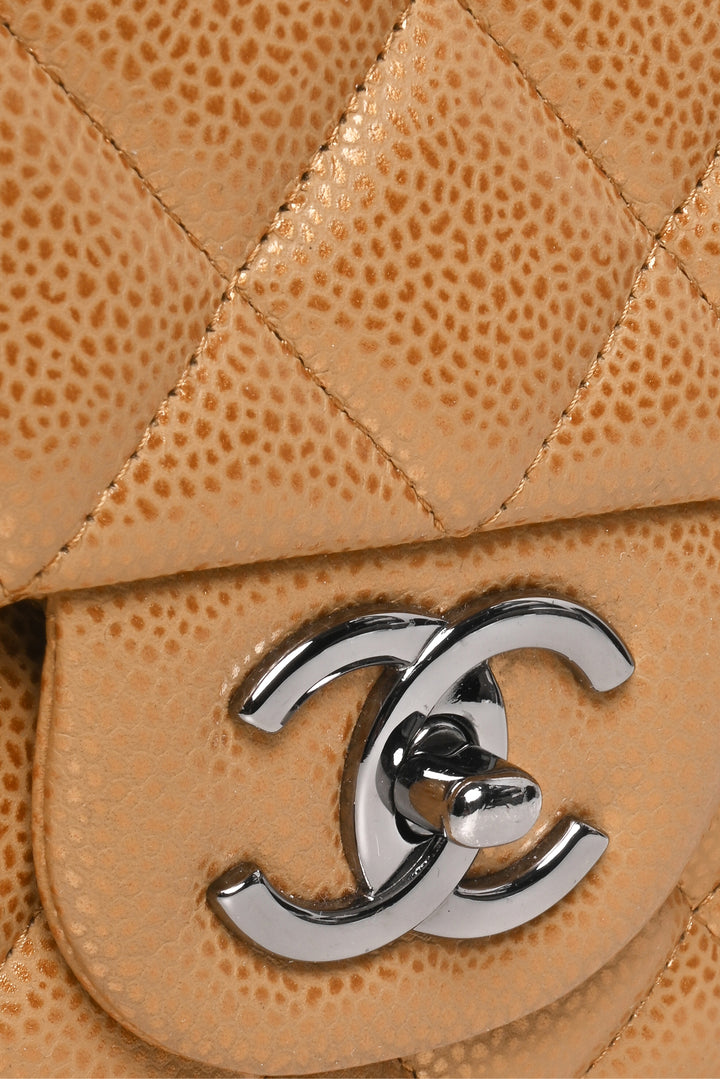 Chanel 2011 Maxi Classic Double Flap Caviar Shoulder Bag