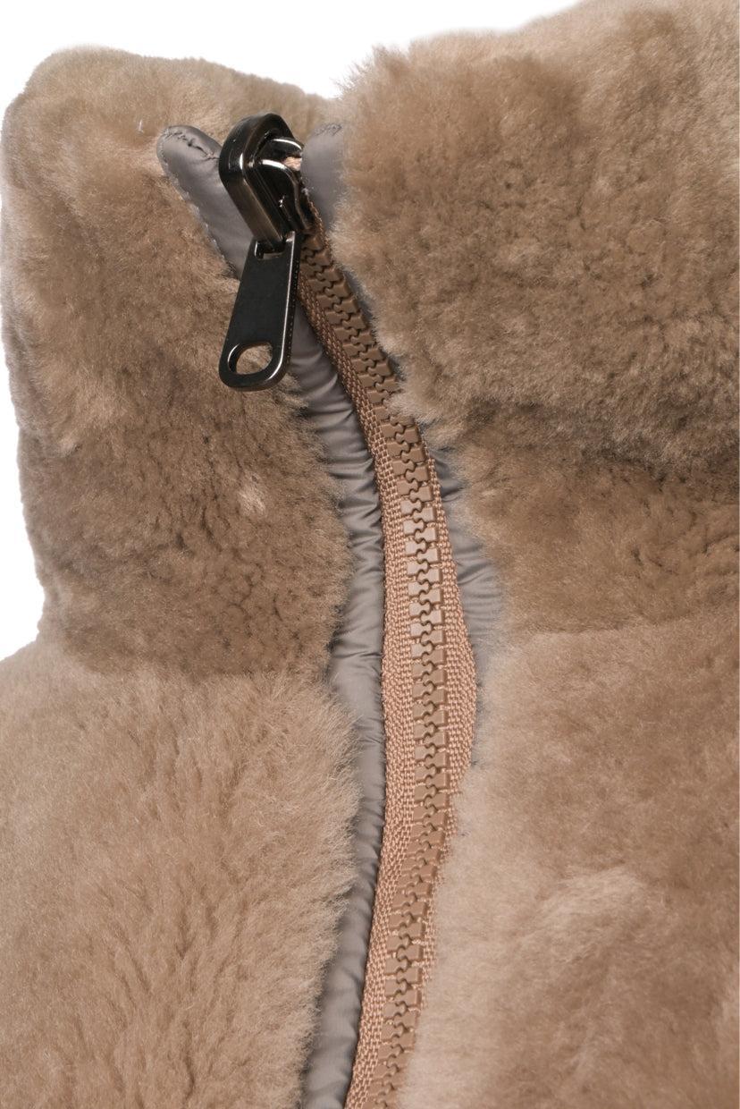 Brunello Cucinelli Size 40 Reversible Shearling Jacket