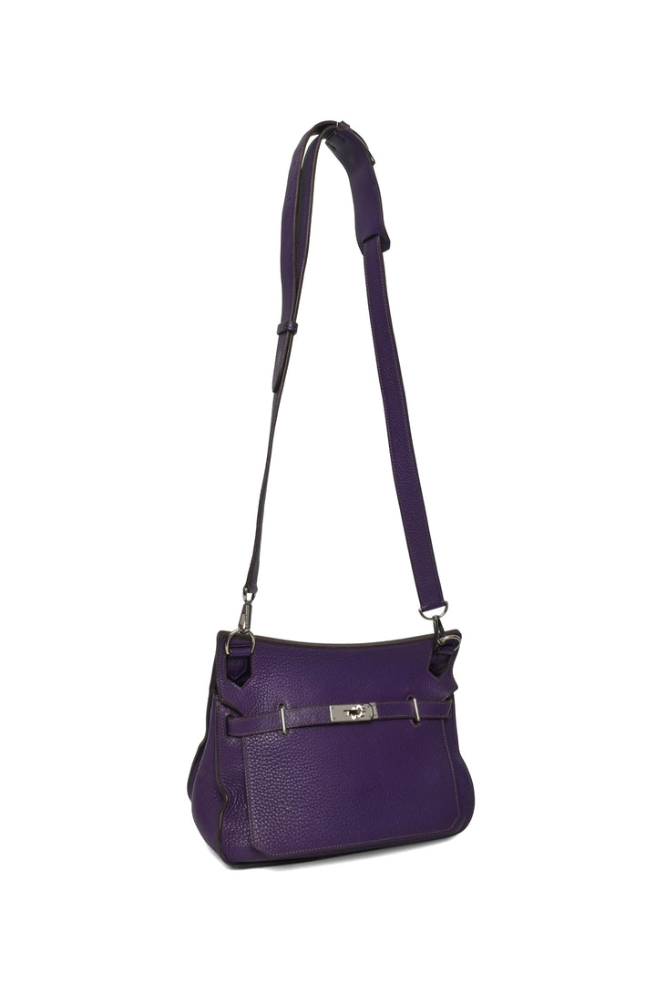 Hermes 2010 Clemence Leather Jypsiere 28 Crossbody