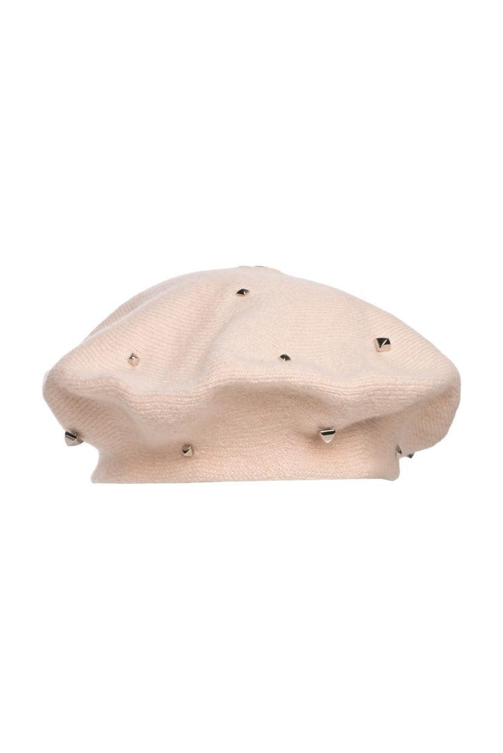 Hermes Size L Cashmere Studded Darling Beret