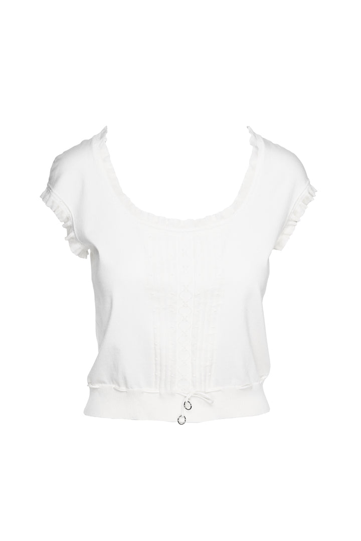 Hermes Size 38 Short Sleeved Sweater