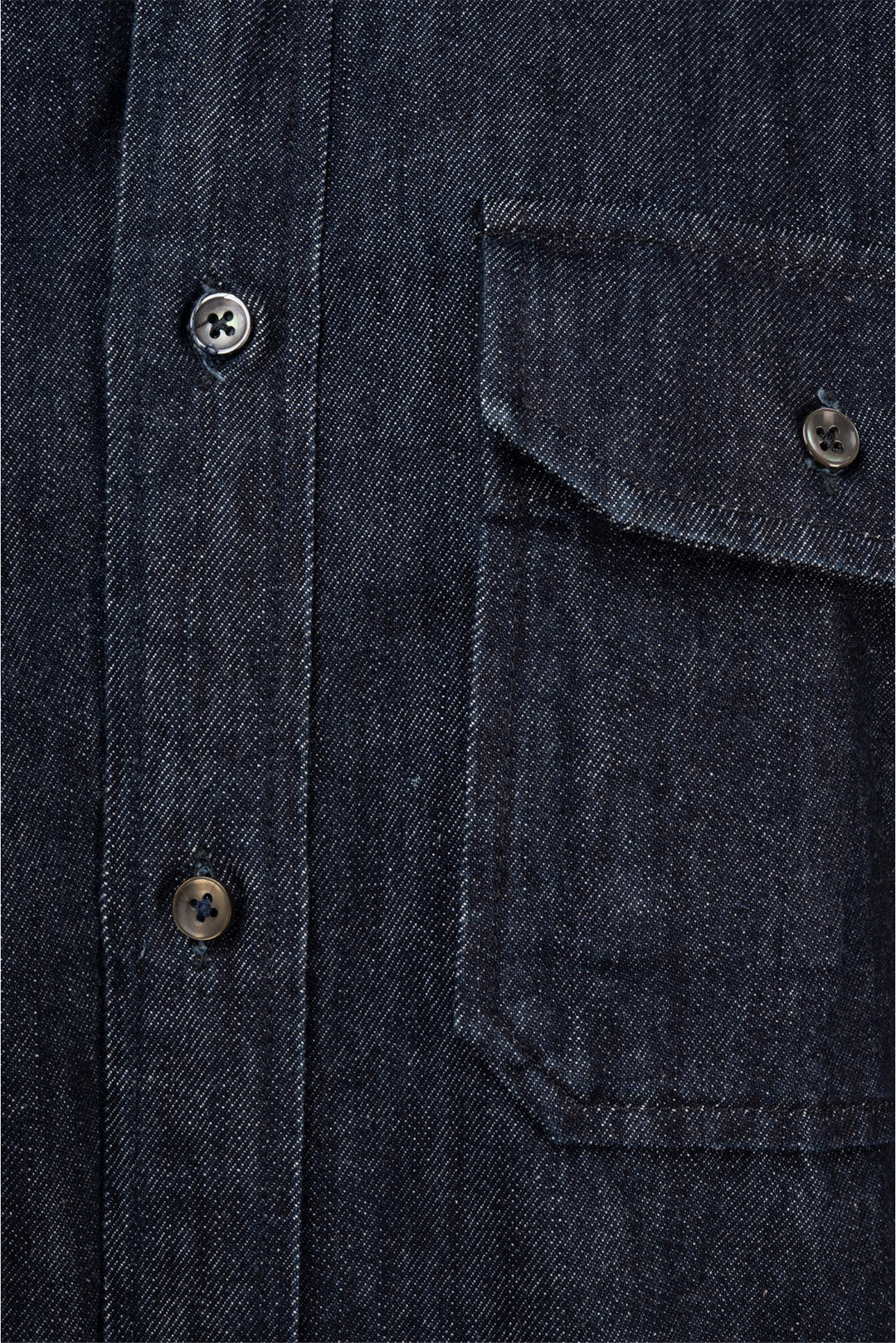 Maison Margiela Size 40 Men's Denim Shirt Long Sleeve