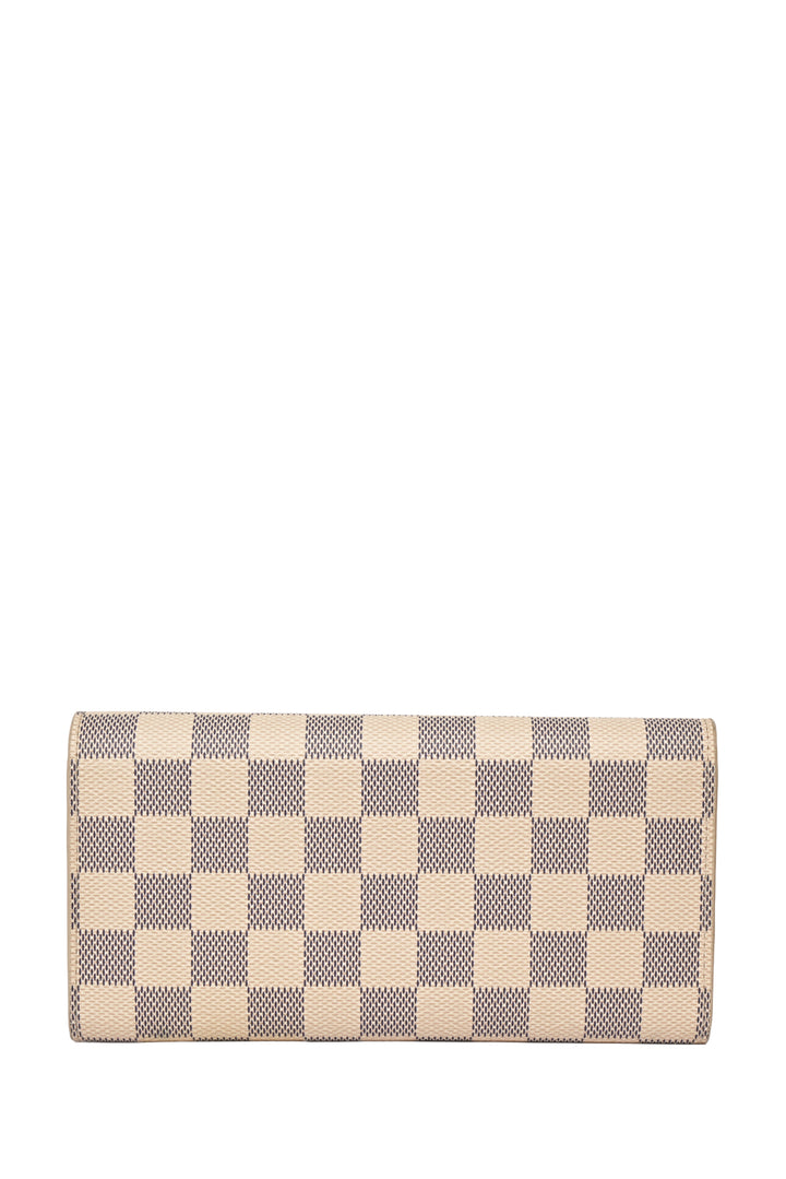 Louis Vuitton Damier Azur Emilie Wallet