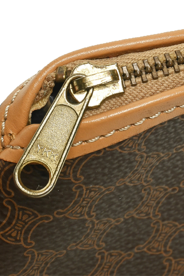 Celine Macadam Coated Canvas Pouch