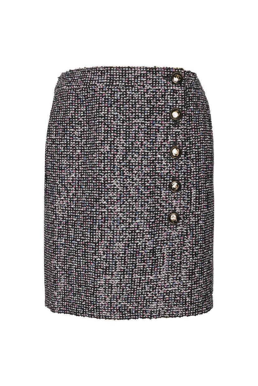 Chanel Size 36 Sequin & Tweed Embellish Mermaid Mini Skirt