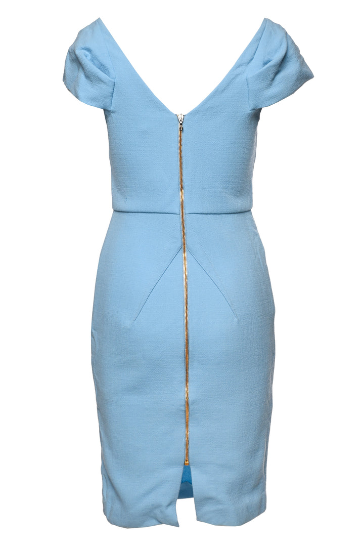 Roland Mouret Size 8 Sheath Midi Dress
