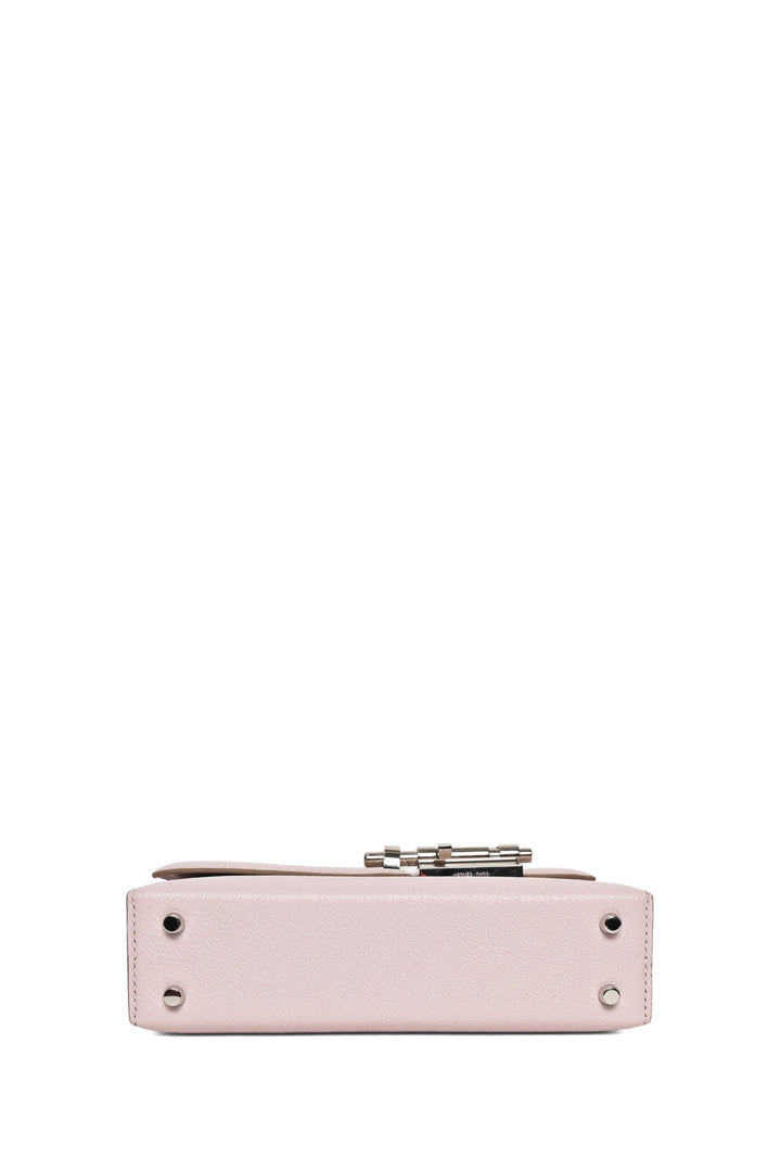 Hermes 2022 Chevre Mysore Mini Verrou Chaine Shoulder Bag