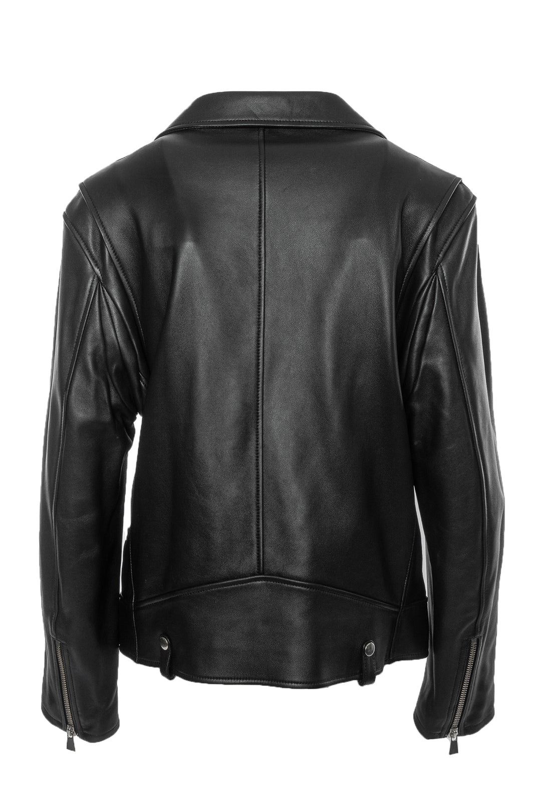 Bugatchi Size M Men's Leather Biker Jacket