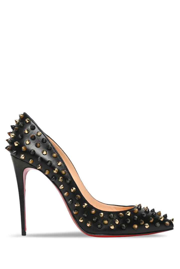 Christian Louboutin Size 40 Pigalle Spikes Nappa Leather Pumps