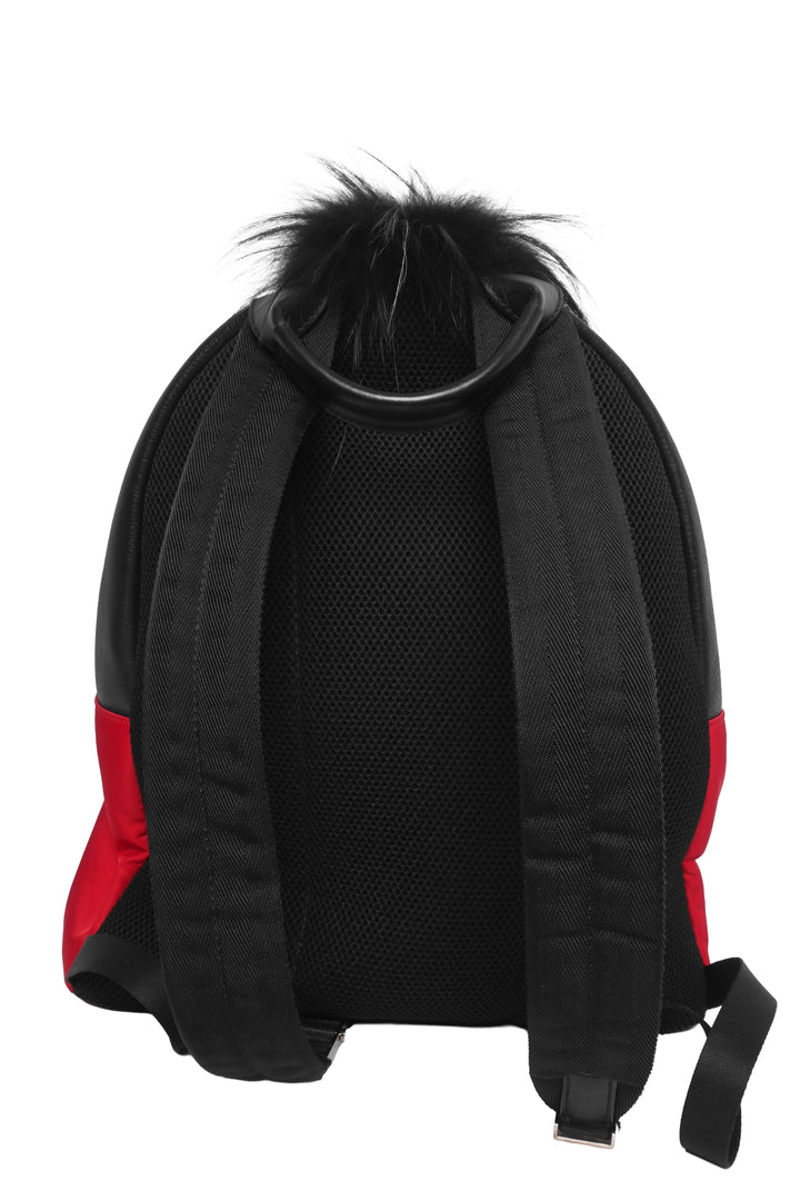 Fendi Nylon & Leather Monster Eye BackPack