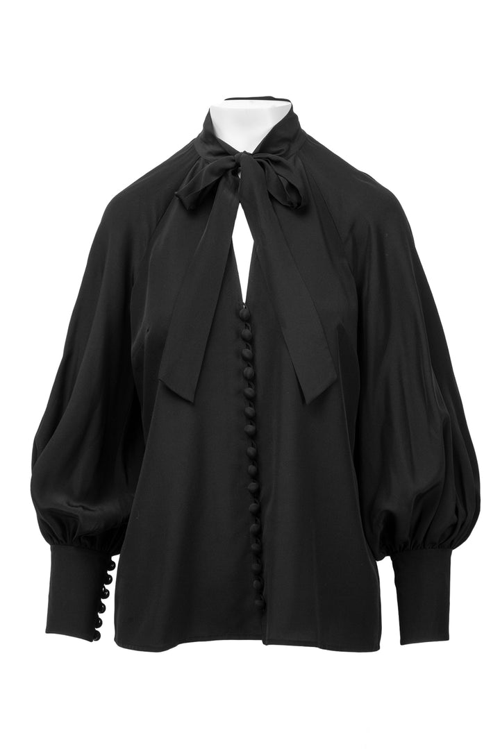 Zimmermann Size 2 Silk N-Neck Button Up Blouse