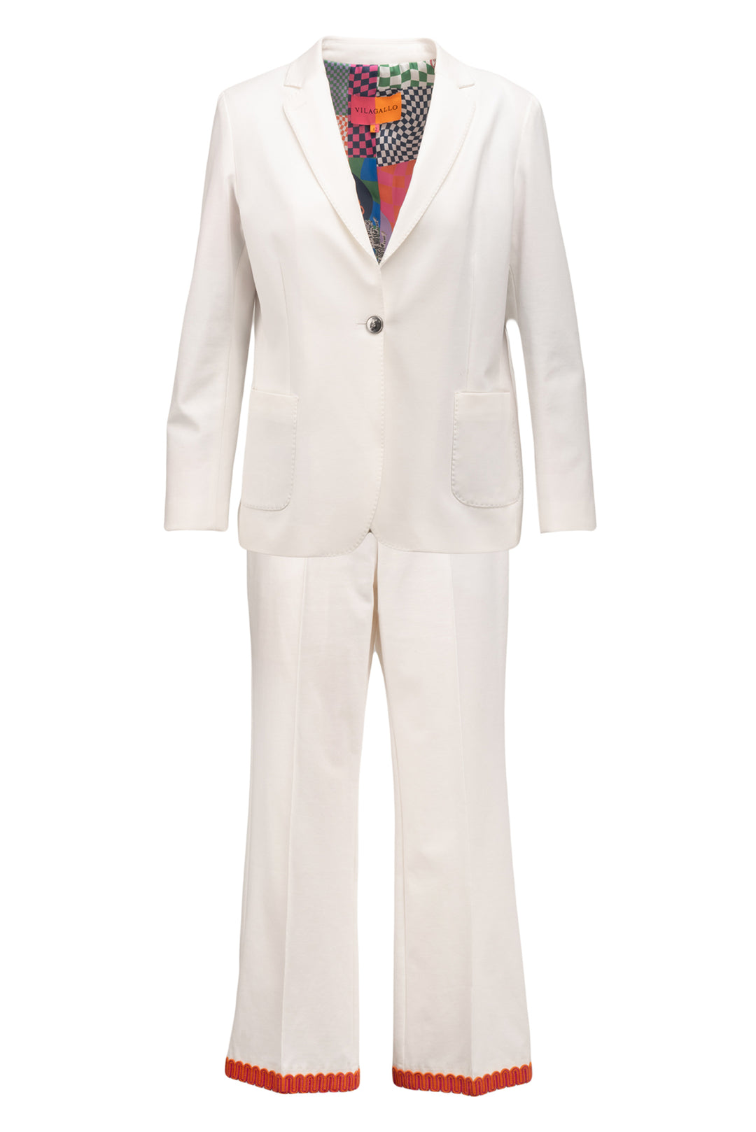 Vilagallo Size 42 Blazer & Pant Suit