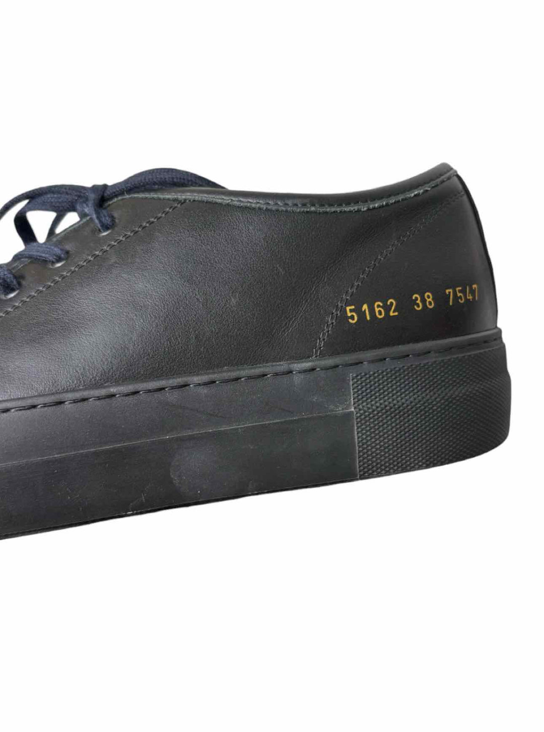 Common Projects Tournament Low Super in Leather Black Size 38 Sneaker