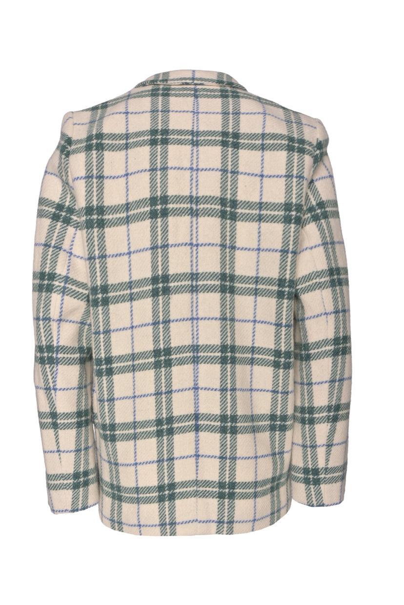 Isabel Marant Etoile Size 36 Charly Check Patterned Wool Blazer