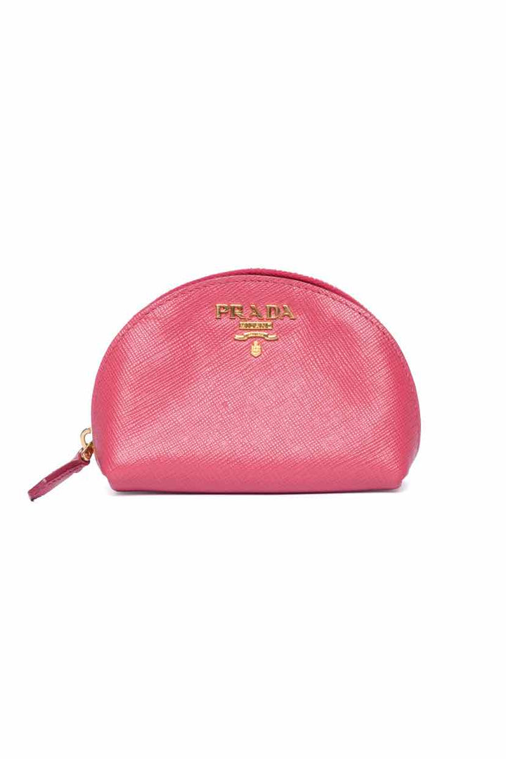 Prada Saffiano Leather Coin Pouch