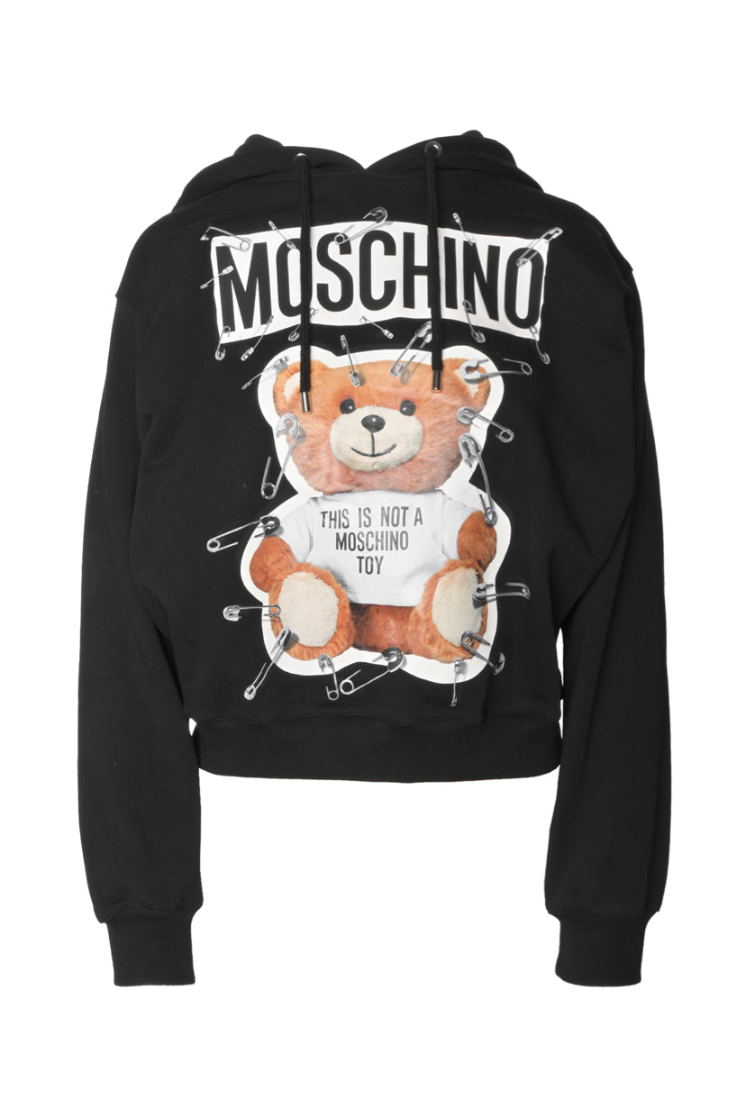 Moschino Size 6 Teddy Safety Pin Sweatshirt