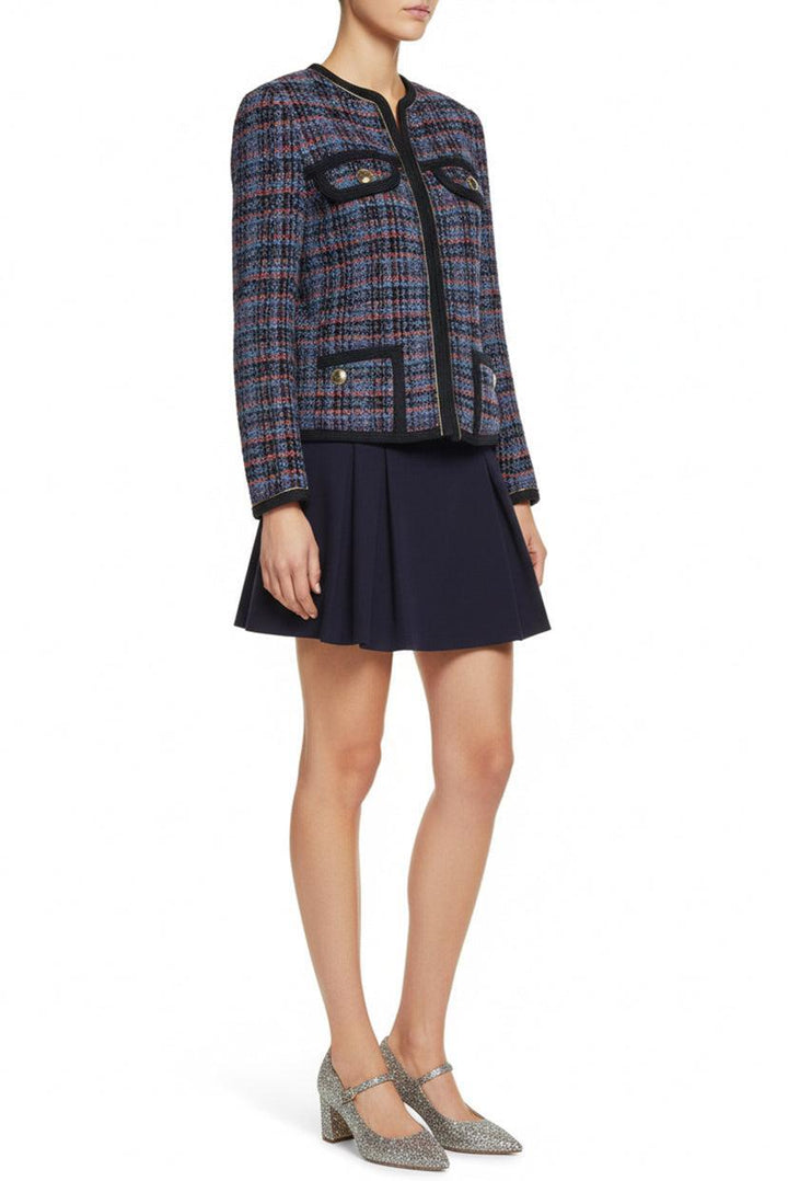 Sandro Size 34 Metallic Tweed Jacket