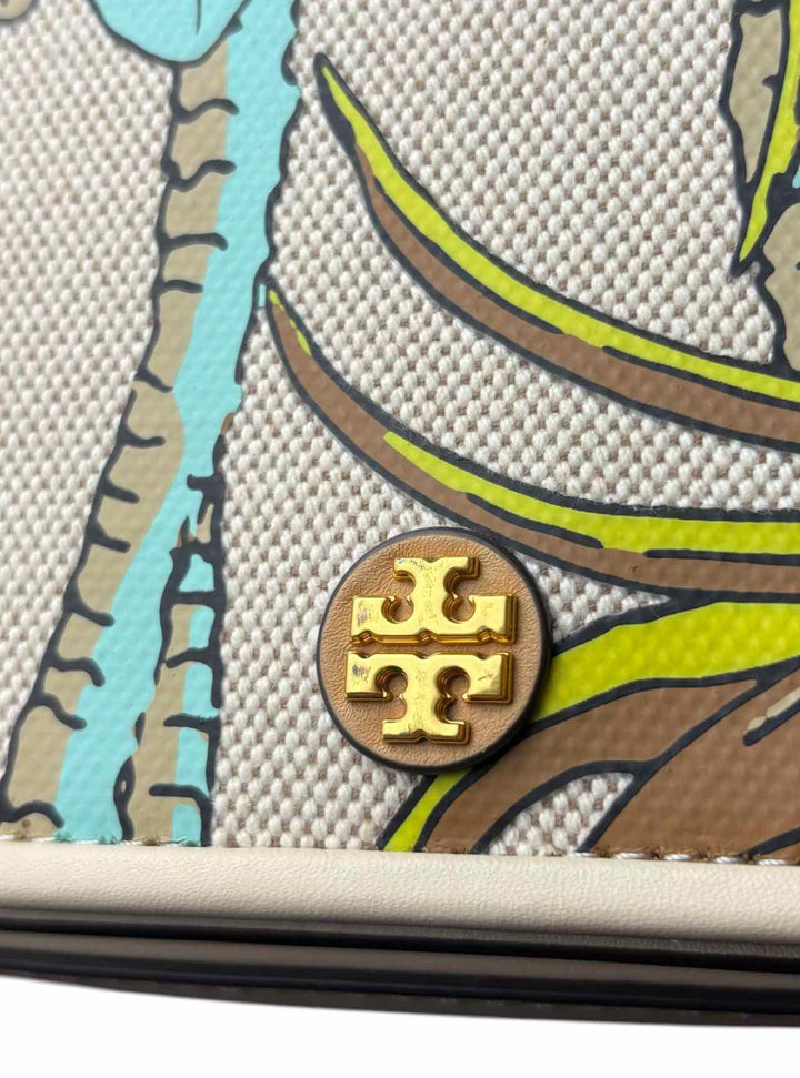 Tory Burch Emerson Printed Canvas & Leather Purse