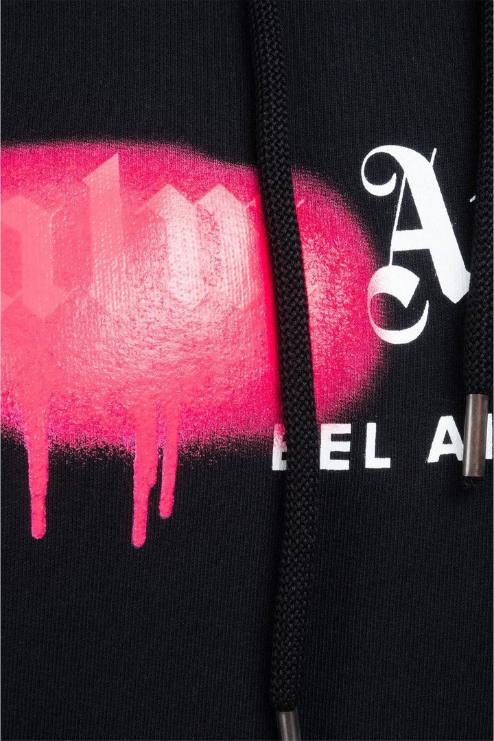Palm Angels Size L Men's Bel Air Sprayed Hoodie