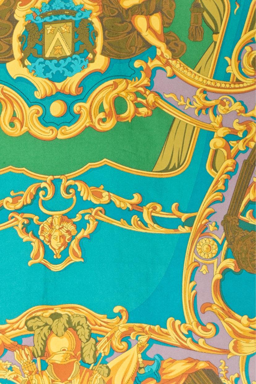 Hermes Vintage Grand Carrosse pour un Ambassadeur Scarf