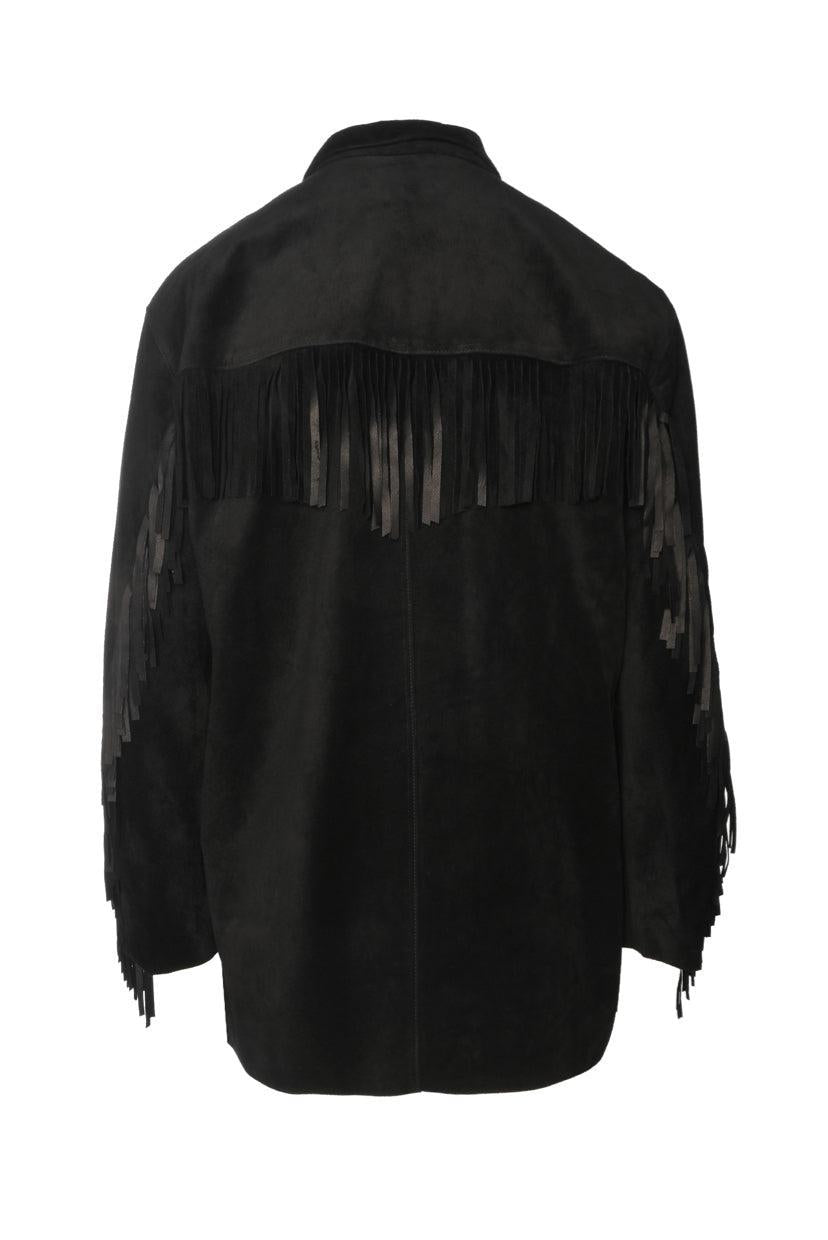 Nili Lotan Size S Suede Fringe Jacket